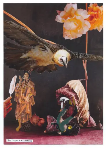 Collage manuel - La leçon d'attention